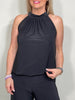 Neckholder Top Uni Kofferstoff in versch. Farben Artikel 3540