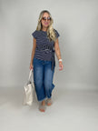 Jeans Barrel Highwaist in Blau