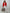 Neckholder Top gemustert in Rot/Beige Artikel 5835