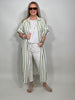 Hemdblusenkleid Musselin gestreift in versch. Farben Artikel 5838