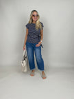 Jeans Barrel Highwaist in Blau