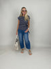 Jeans Barrel Highwaist in Blau
