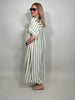 Hemdblusenkleid Musselin gestreift in versch. Farben Artikel 5838