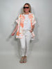 Bluse Leinen Palmenprint Artikel 5840