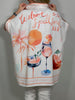 Bluse Leinen Palmenprint Artikel 5840