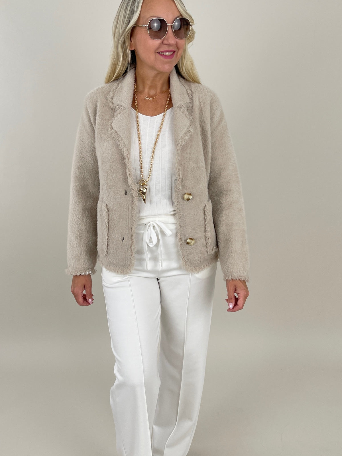Jacke Sena von Rino&Pelle in Stone