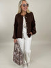 Cardigan Goldknöpfe in Mokka Artikel 6258