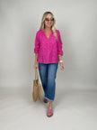 Bluse Leo Muster in Pink