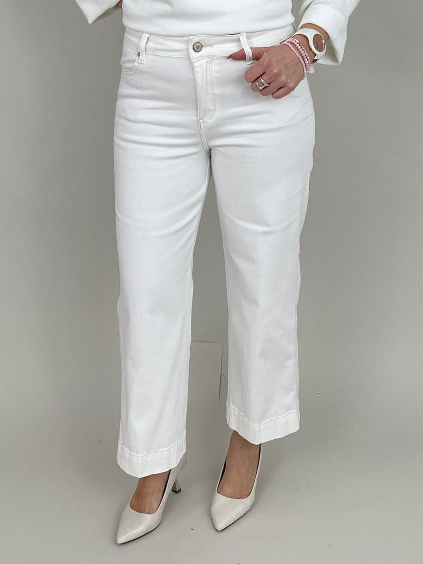 Jeans 7/8 Offwhite