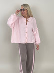 Cardigan Goldknöpfe in Rosa Artikel 6259