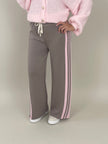 Marlene Hose mit Streifen in Taupe Artikel 6262