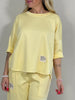 Sweatshirt Halbarm in Gelb Artikel 5855