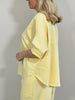 Sweatshirt Halbarm in Gelb Artikel 5855