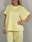 Sweatshirt kurzarm in Gelb Artikel 5854