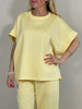 Sweatshirt kurzarm in Gelb Artikel 5854