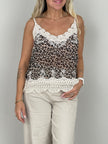 Top Boho im Leo-Muster