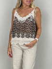 Top Boho im Leo-Muster