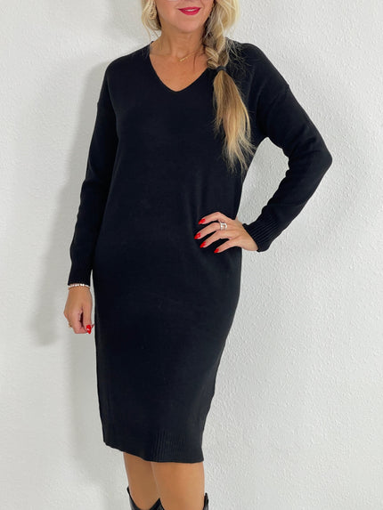 Strickkleid Uni in versch. Farben Artikel 5266