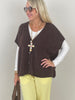 Strickweste Oversized in versch. Farben Artikel 5628