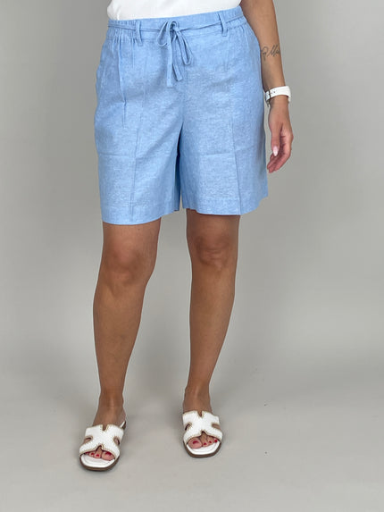 Shorts Leinen in Hellblau