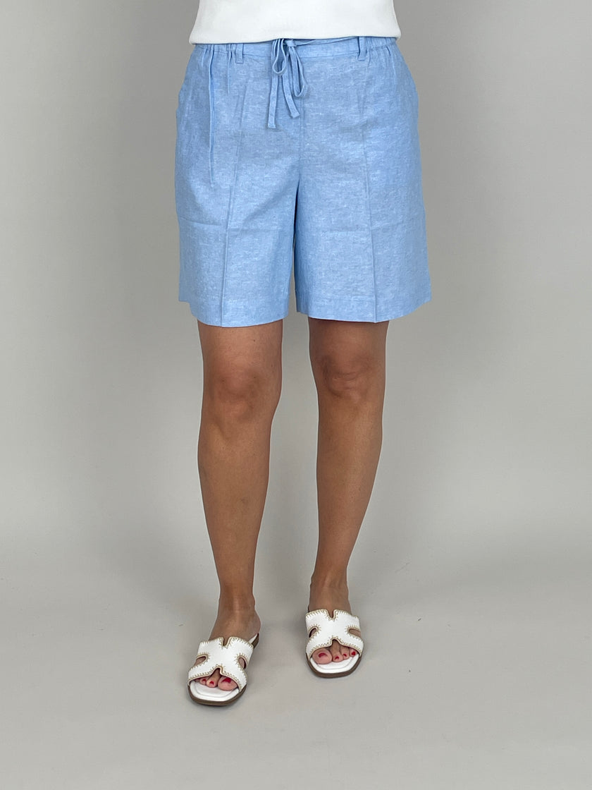 Shorts Leinen in Hellblau