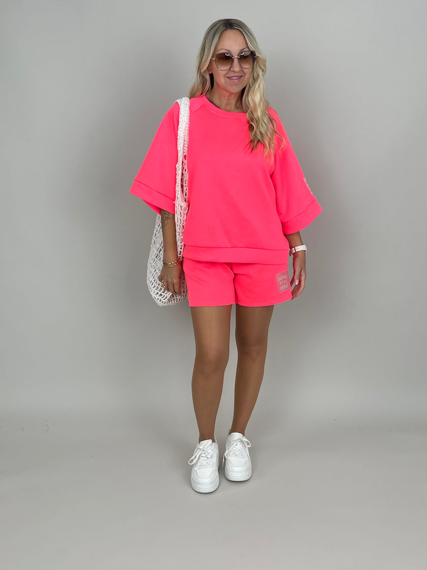 2-Teiler Kurz Soft in Neonpink
