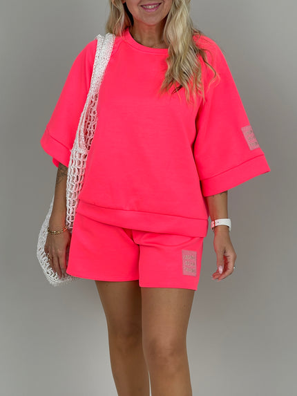 2-Teiler Kurz Soft in Neonpink