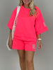2-Teiler Kurz Soft in Neonpink