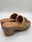 Plateau Pantolette in Beige Artikel 5870
