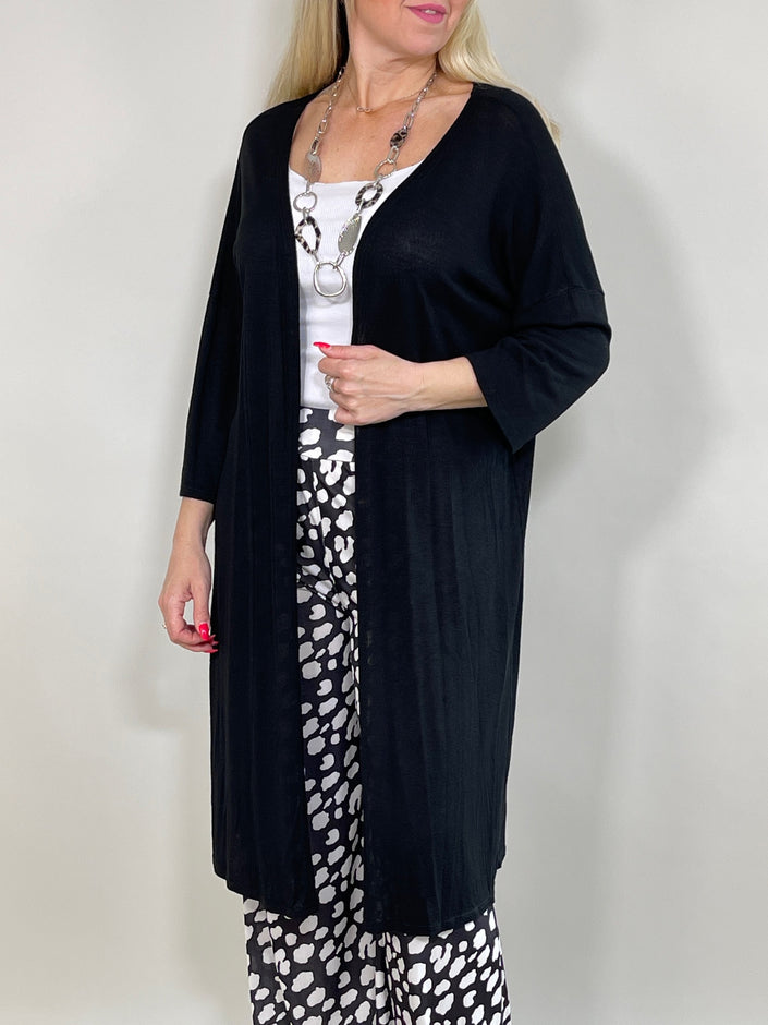 Cardigan 3/4 Arm Uni in versch. Farben Artikel 5843