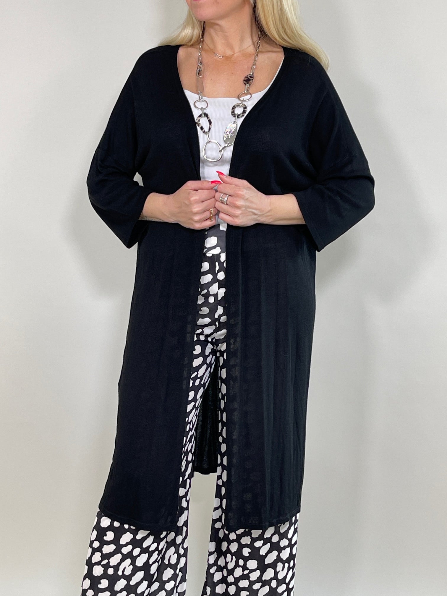 Cardigan 3/4 Arm Uni in versch. Farben Artikel 5843