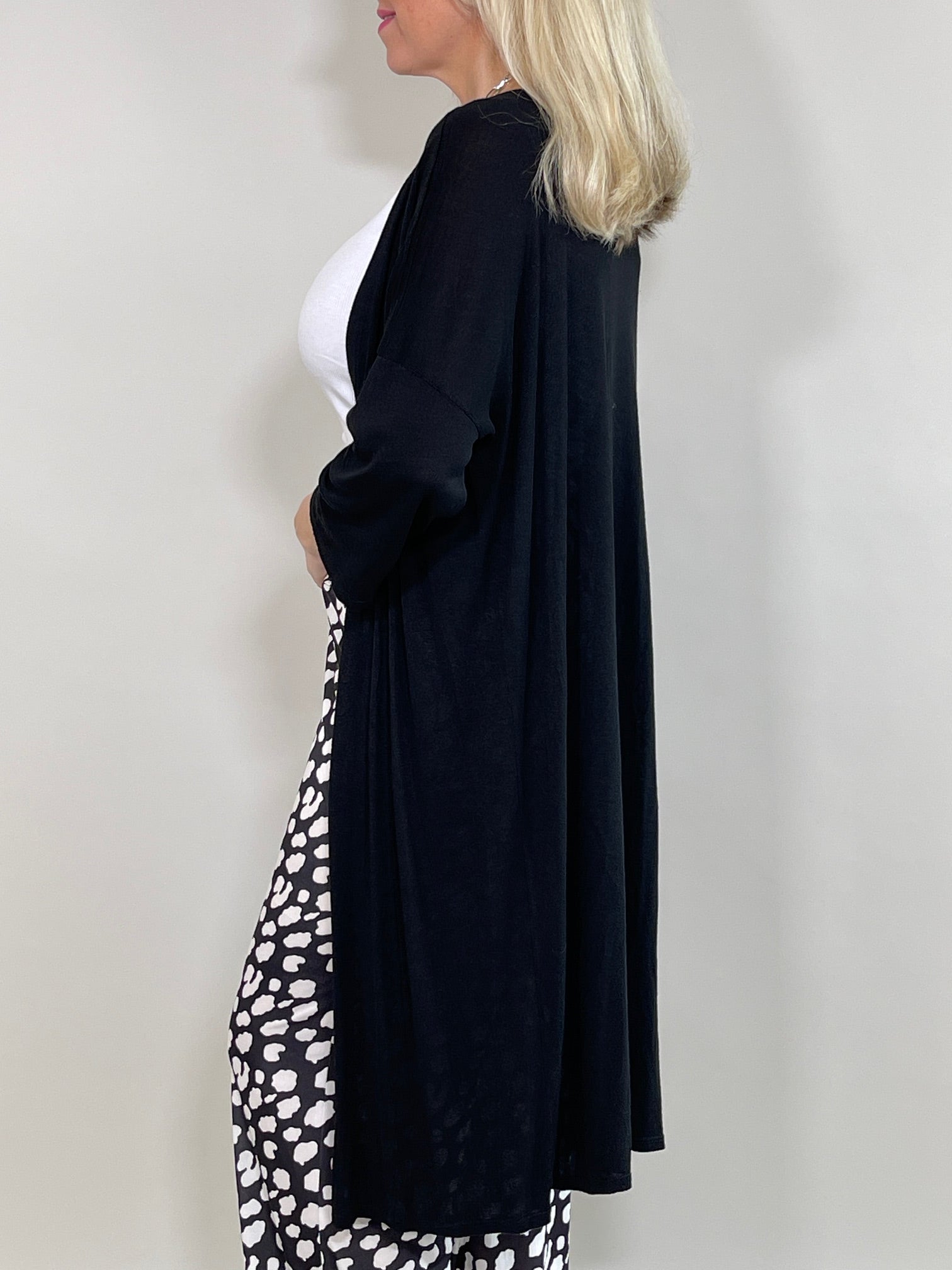 Cardigan 3/4 Arm Uni in versch. Farben Artikel 5843