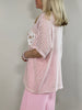 Pullover Lochmuster mit Brusttasche versch. Farben Artikel 5857