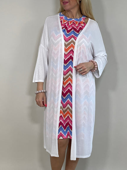 Cardigan 3/4 Arm Uni in versch. Farben Artikel 5843