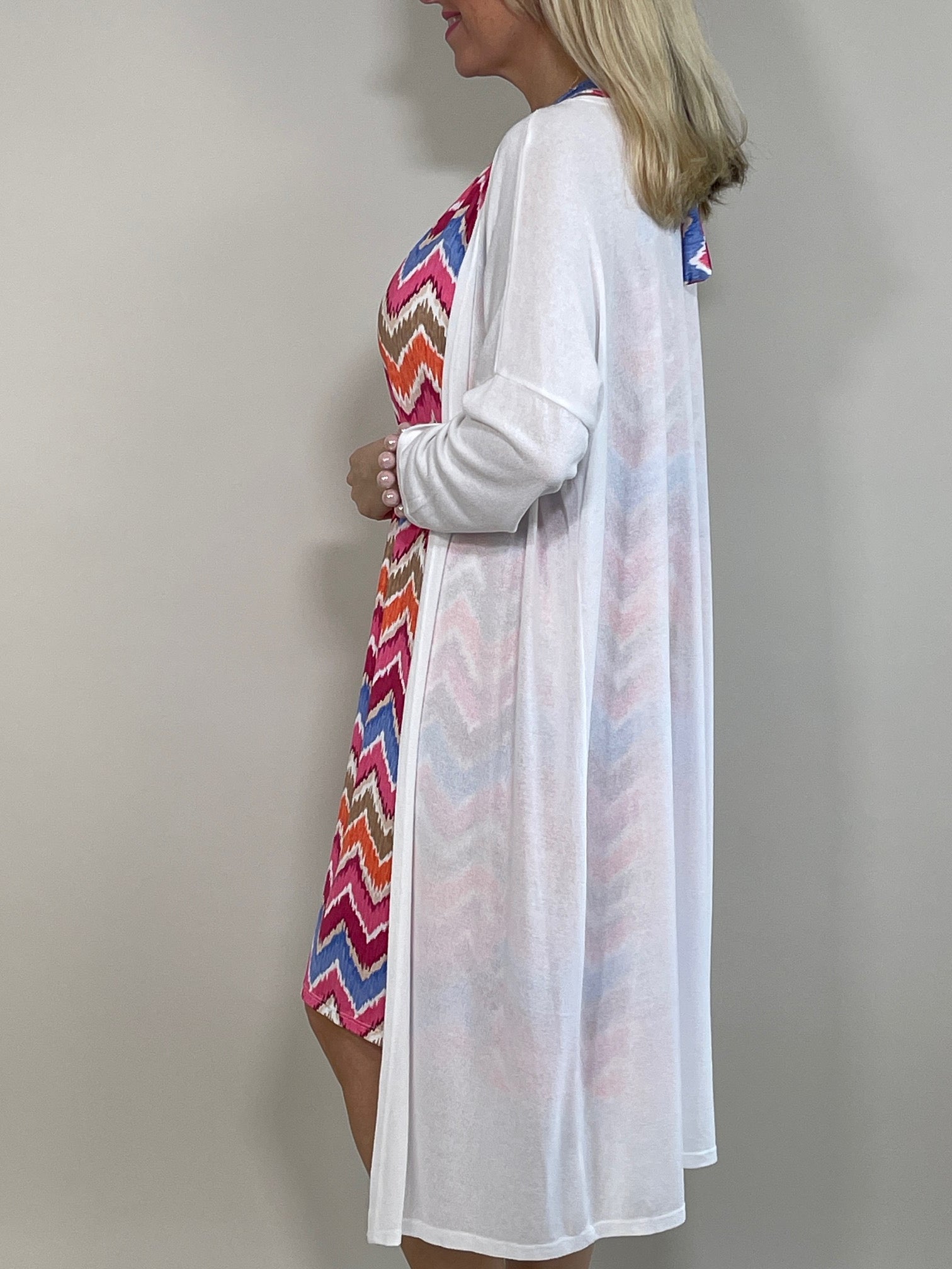 Cardigan 3/4 Arm Uni in versch. Farben Artikel 5843