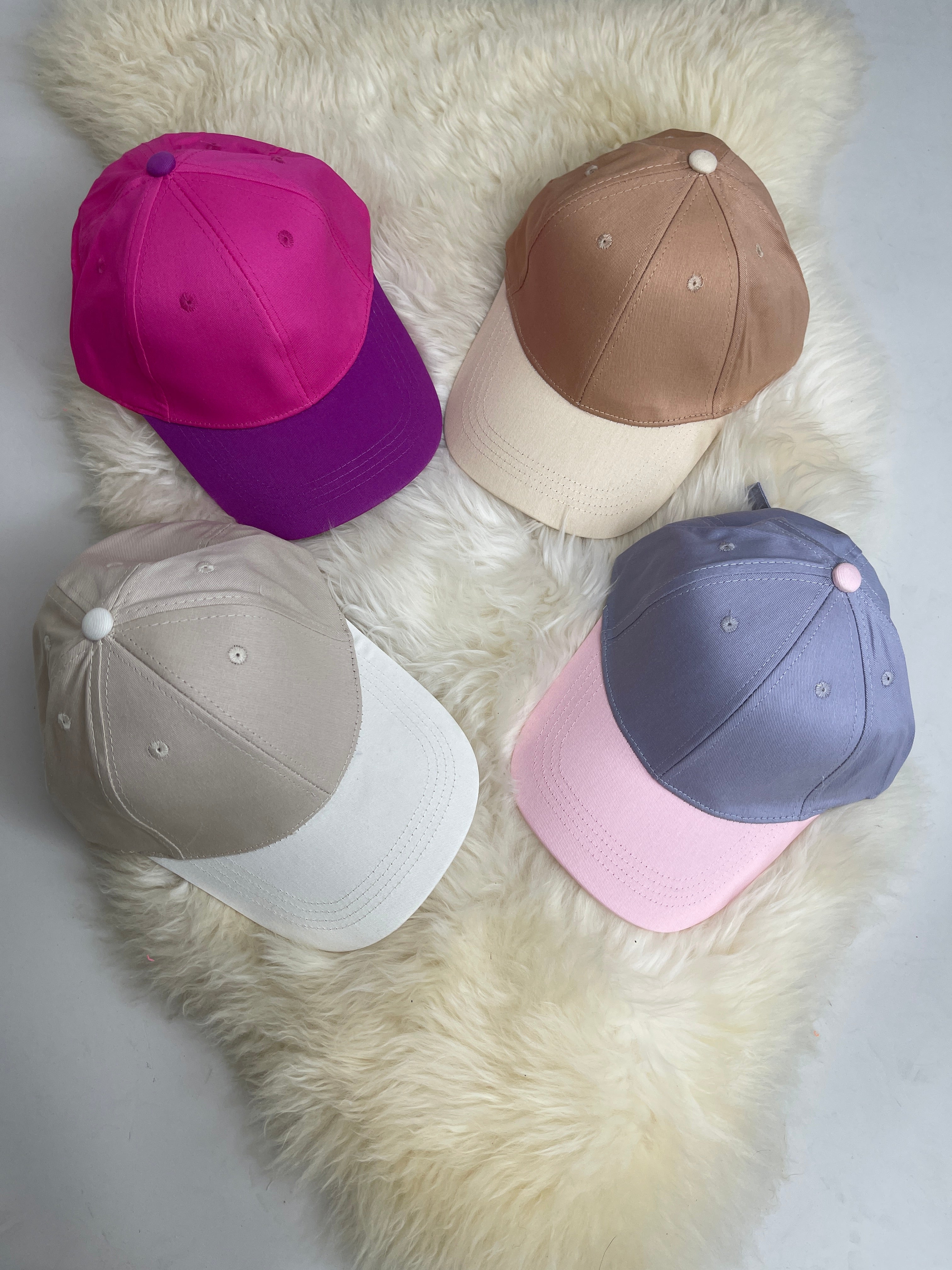 Basecap Zweifarbig in versch. Farben
