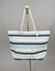 Tasche Beach Streifen in Blautönen