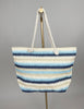 Tasche Beach Streifen in Blautönen
