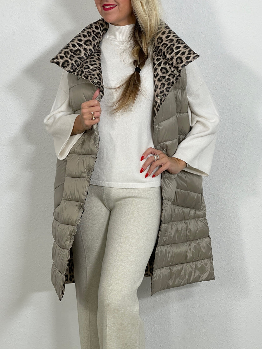 Wendeweste in Taupe