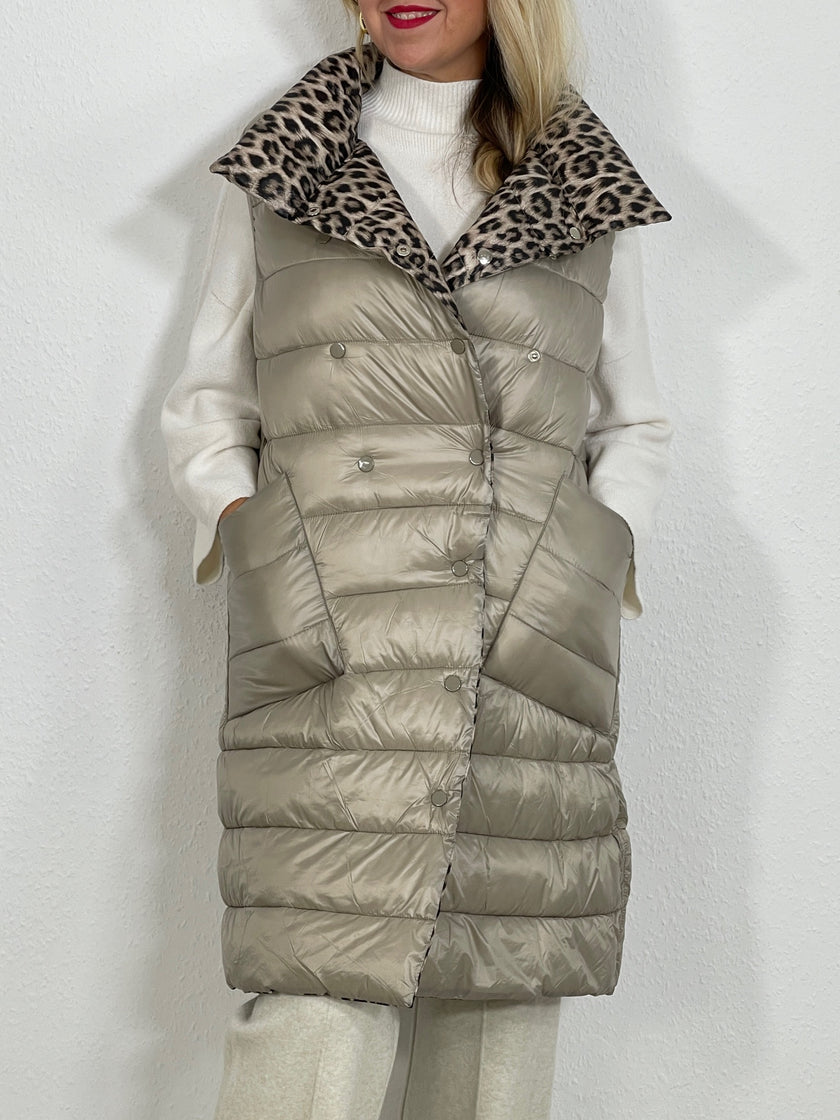 Wendeweste in Taupe