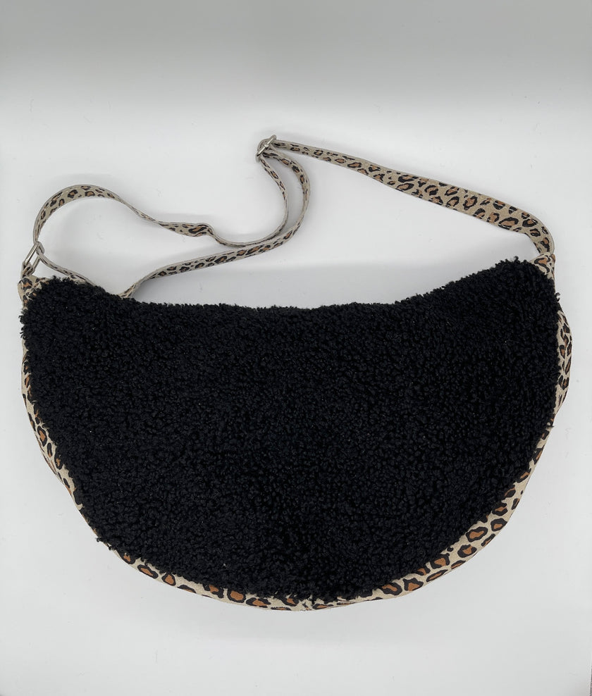 Crossbag groß mit Teddyfell in Artikel 5355