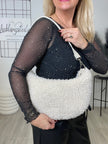 Bauchtasche Teddy in Creme