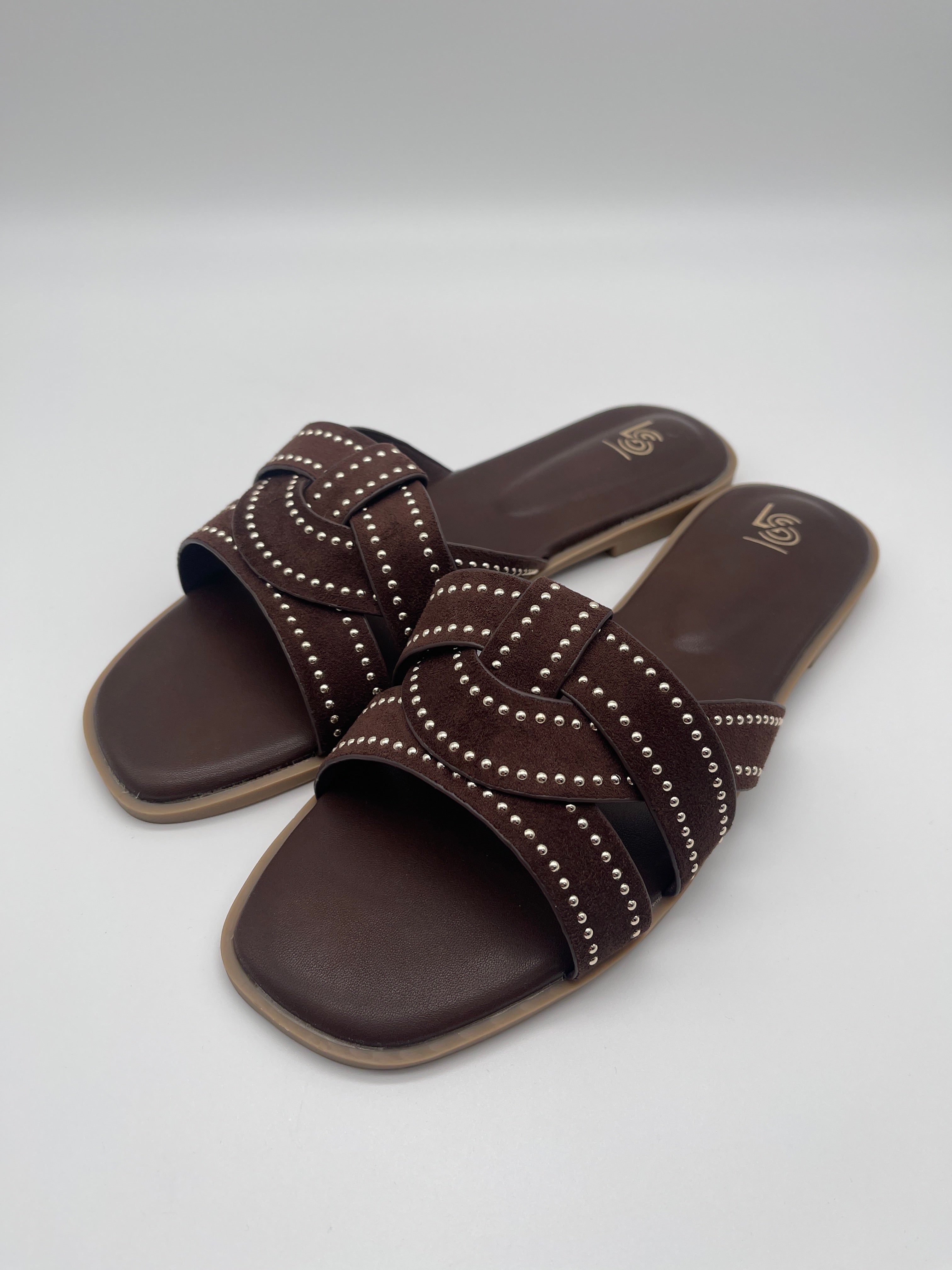 Sandalen in Mokka