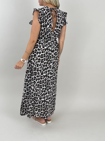 Kleid Musselin Leo in Beige