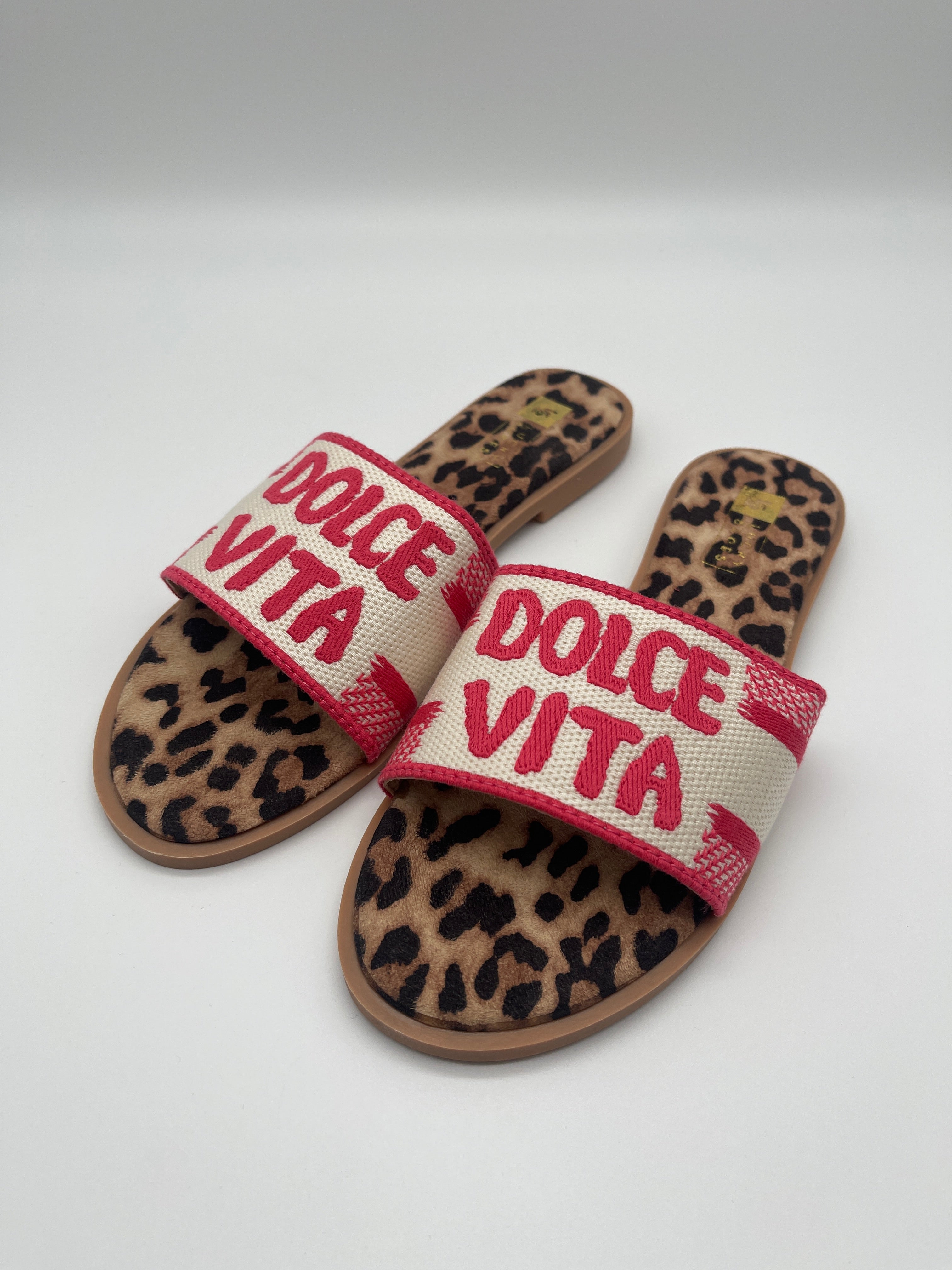 Sandalen Leo mit Schriftzug