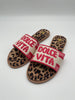 Sandalen Leo mit Schriftzug
