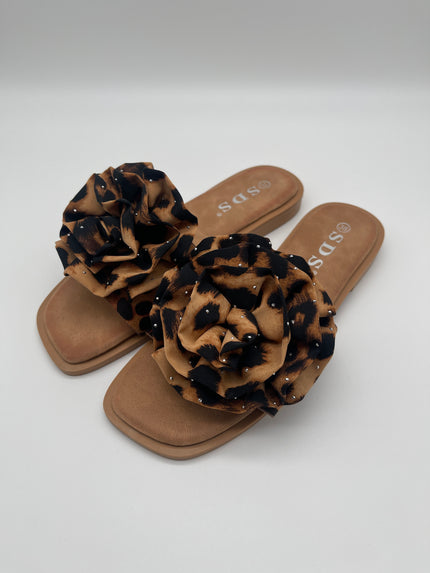 Sandalen mit Leo-Blume