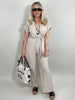 Jumpsuit Uni in Beige Artikel 5931