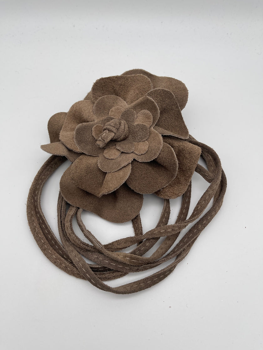 Taillengürtel Flower in Taupe Artikel 6648