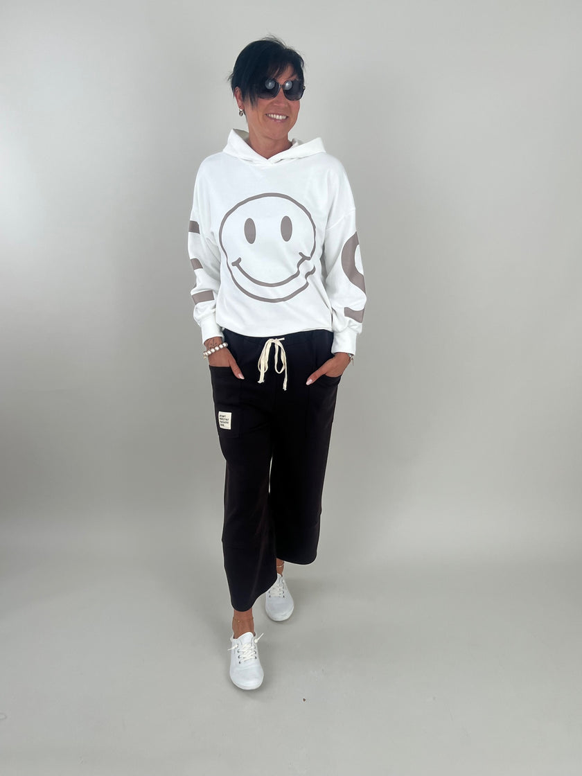 Hoodie Smiley in Offwhite Artikel 6242